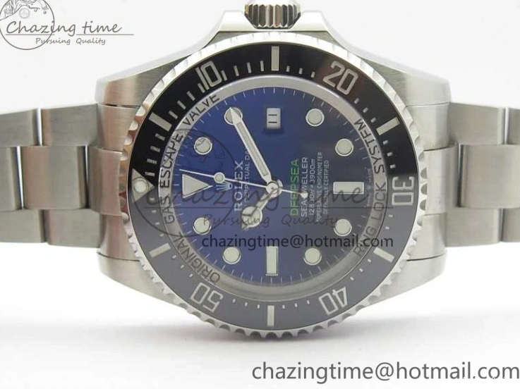 0129 WeatherProof Sea-Dweller 126660 ‘D-Blue’ Noob 1:1 Best Edition 904L SS Case and Bracelet A3235 Clone 3206